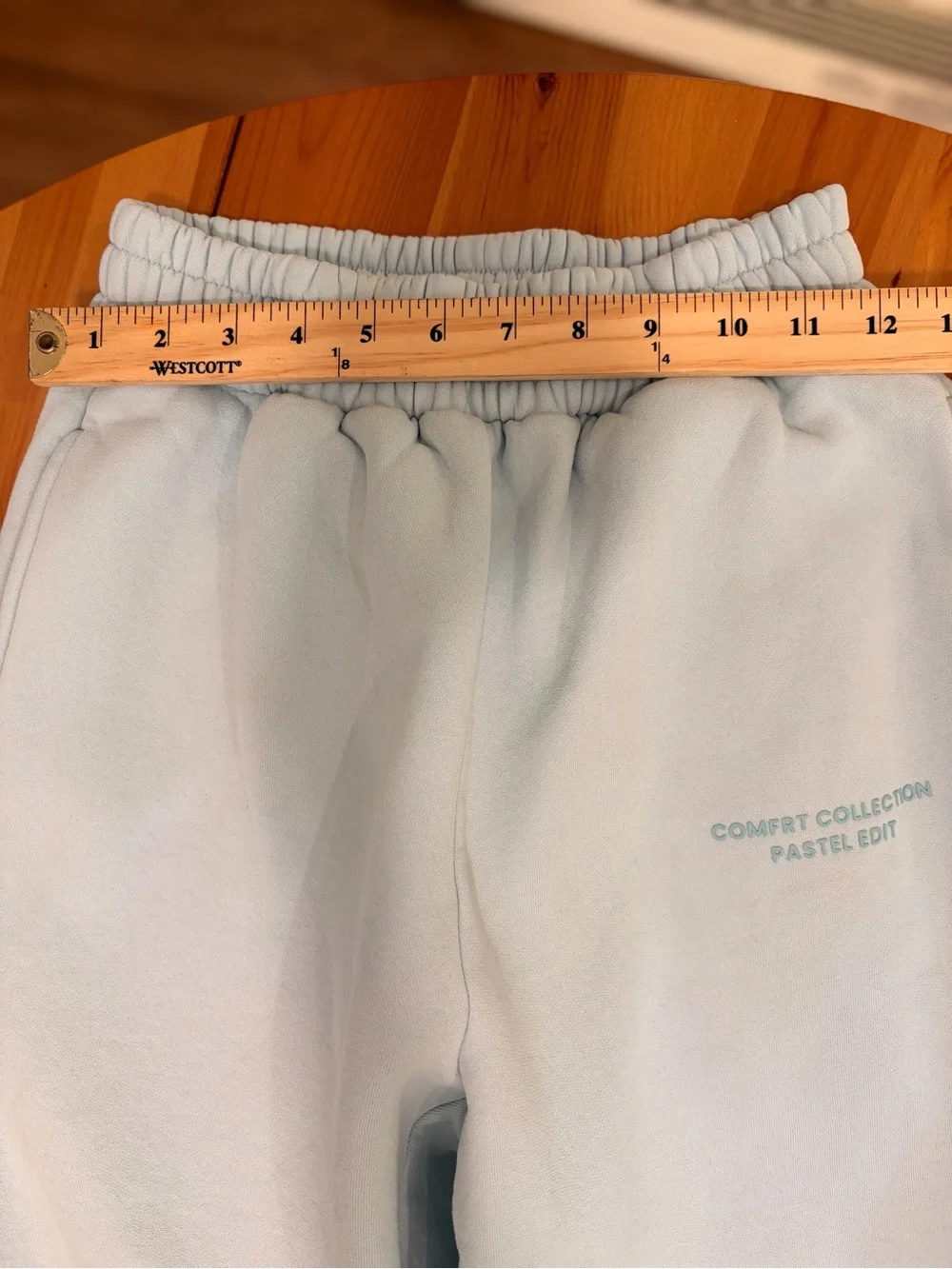 Comfrt Pastel Straight Leg Sweatpants Limited Edition Baby Blue - Picture 9 of 12